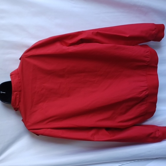 Members Only Mens Red Zipup Front Pockets Bomber Jacket Size XLarge - Picture 6 of 9